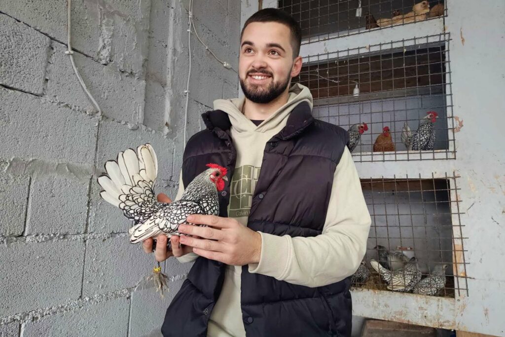 Amir Kazić iz Sanskog Mosta uzgaja pernate šampione