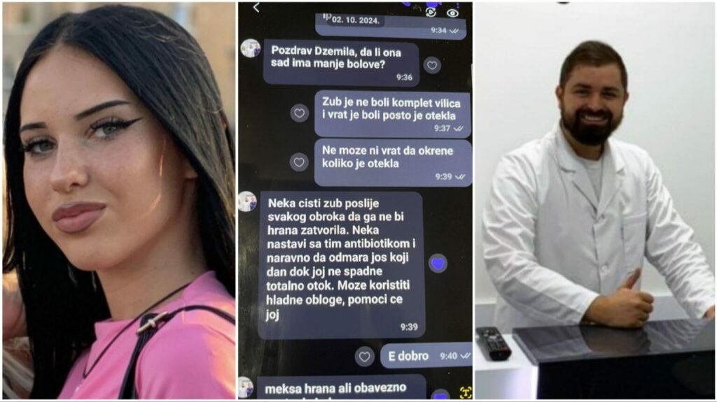 “Neka čisti zub poslije obroka, neka nastavi s tim antibiotikom, može koristiti hladne obloge, pomoći će joj”