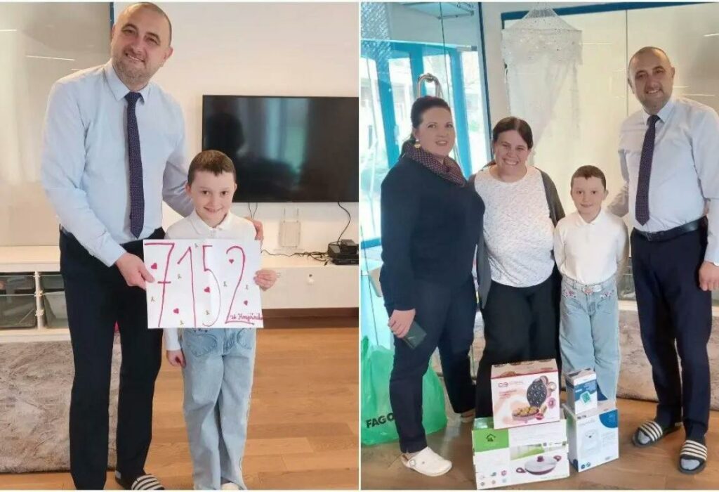 Osmogodišnja Ajlin Dervišević iz Cazina tokom ramazana prikupila 7.152 KM za Roditeljsku kuću u Sarajevu