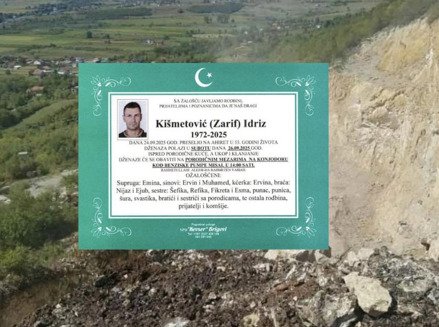 Poginuo radnik u kamenolomu, radio bez prijave i osiguranja