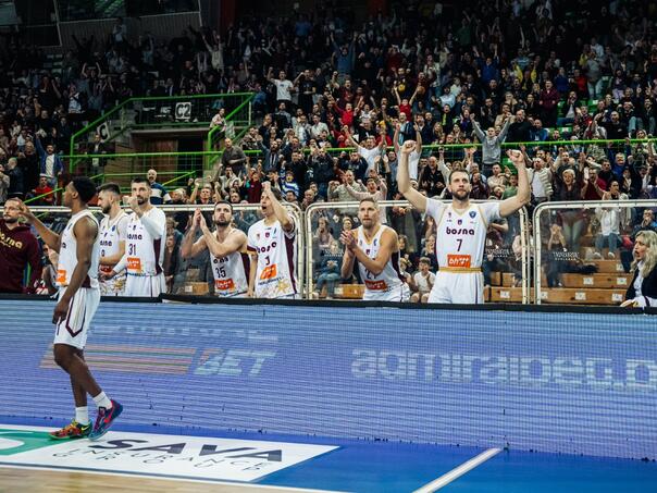 Utakmica Bosne u FIBA Cupu premještena u Skenderiju