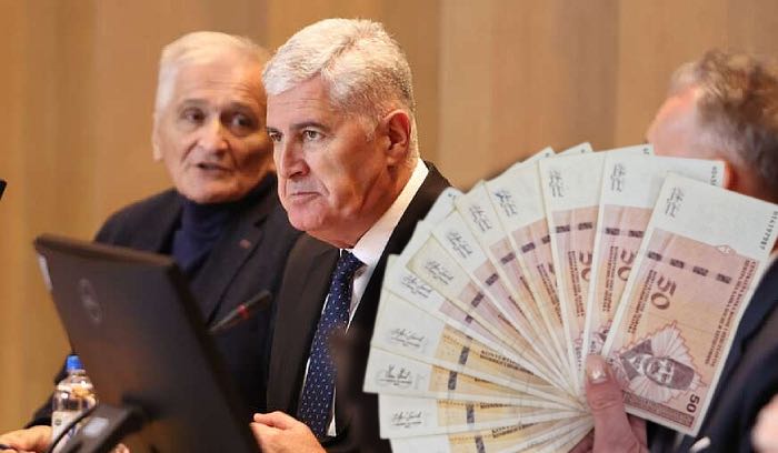 Državnici koji imaju platu 5.000 KM će dobiti 1.000 KM pomoći iz budžeta BiH