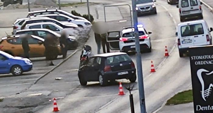 Saobraćajna nesreća u Cazinu, povrijeđen motociklista