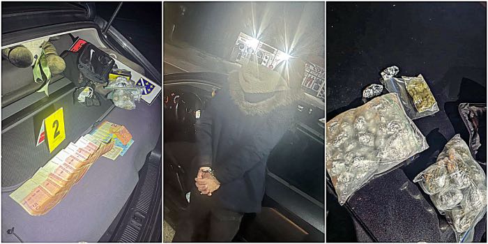 Uhapšen diler, zaplijenjeno 65 paketića marihuane