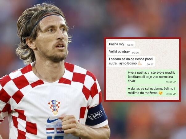 Modrić uputio podršku Zmajevima: Ajmo, Bosno!