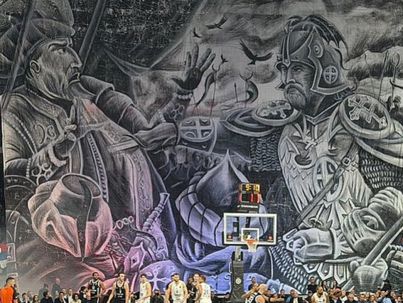 Partizan žestoko kažnjen zbog koreografije na kojoj Obilić ubija sultana