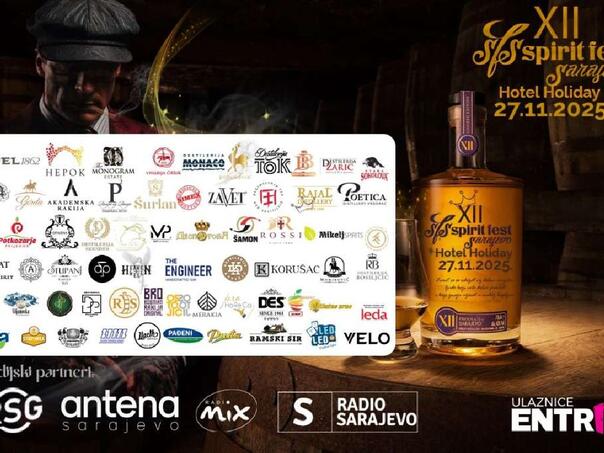 Sarajevo danas centar regionalne destilerijske scene, počinje 12. Spirit fest