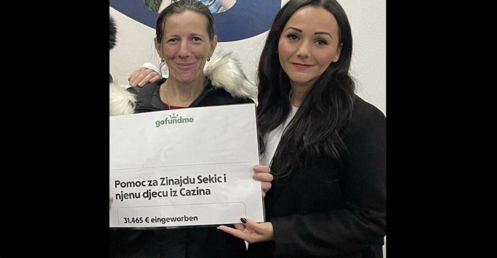Za 48 sati prikupljeno više od 60.000 KM za izgradnju kuće Zinajdi Šekić i njenoj djeci