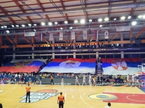 U Laktašima igrali Igokea i Zenit, na tribinama zastave RS, Rusije i Srbije