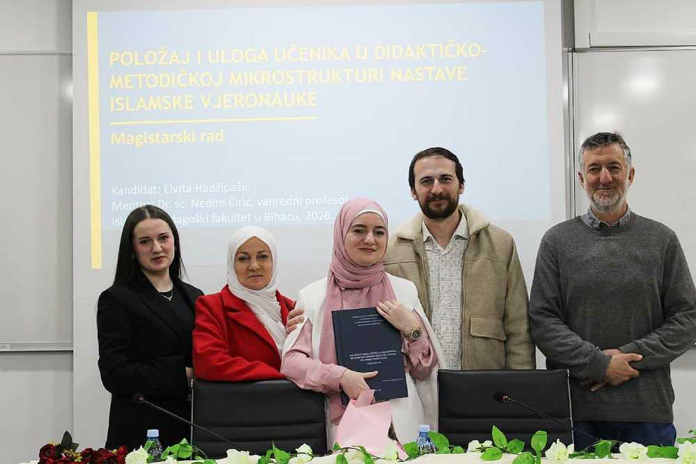 Čestitamo! Elvita Hadžipašić iz Bosanske Krupe magistrirala na Univerzitetu u Bihaću