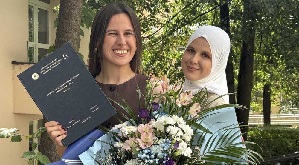 Dženita Salkić diplomirala na Univerzitetu u Sarajevu