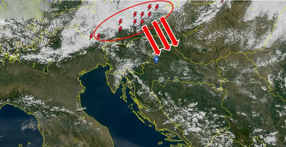 Meteorolozi upozoravaju na pljuskove, grmljavinu i lokalno nevrijeme
