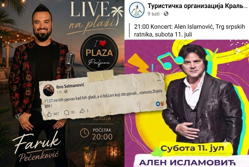 Ne bih pjevao kad bih umirao od gladi, neka vas bude sramota