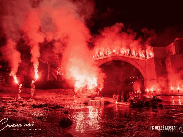 Spektakl ispod Starog mosta: Velež organizuje Crvenu noć
