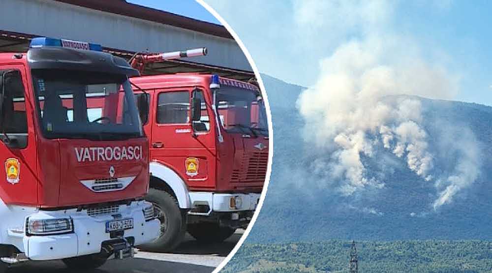 Vatrogascima u Bihaću naređeno da ne prilaze požaru: Područje okruženo minskim poljima