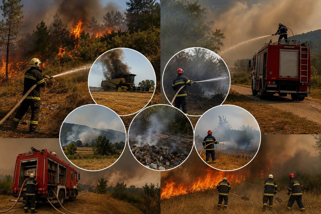 Vatrogasci imali čak 25 intervencija u jednom danu