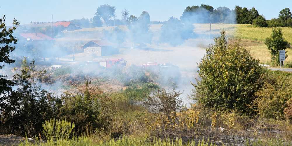 Vatrogasci se bore s vatrenom stihijom
