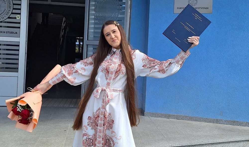 Čestitamo! Bišćanka Sanida Bašanović diplomirala na Fakultetu zdravstvenih studija