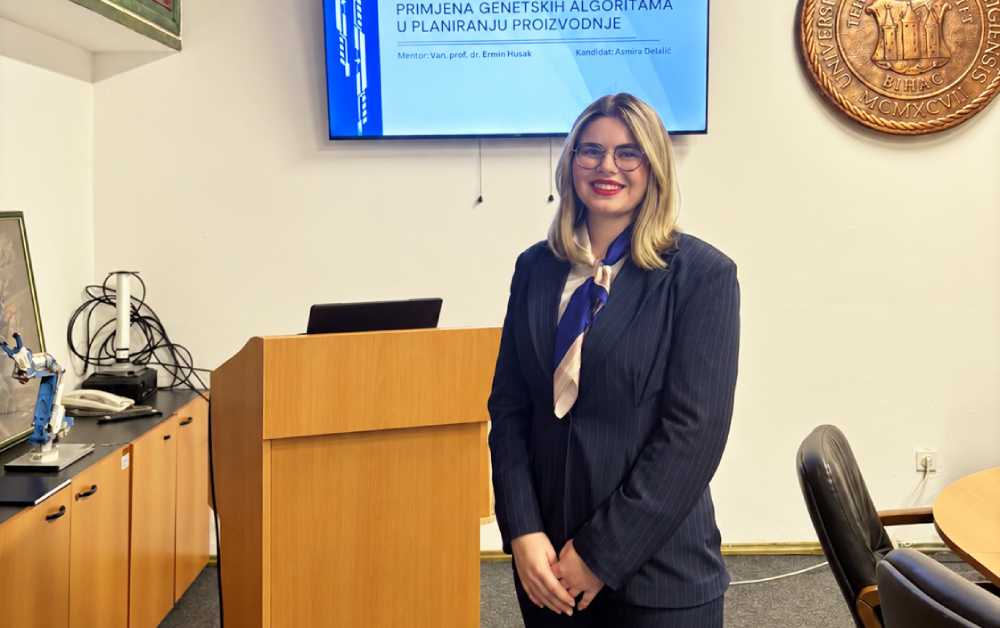 Krajina bogatija za inženjerku! Asmira Delalić diplomirala na Univerzitetu u Bihaću