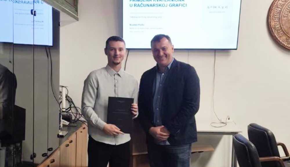 Velika Kladuša bogatija za inženjera! Muamer Pehlić uspješno diplomirao na Univerzitetu u Bihaću
